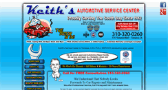 Desktop Screenshot of keithsservicecenter.com